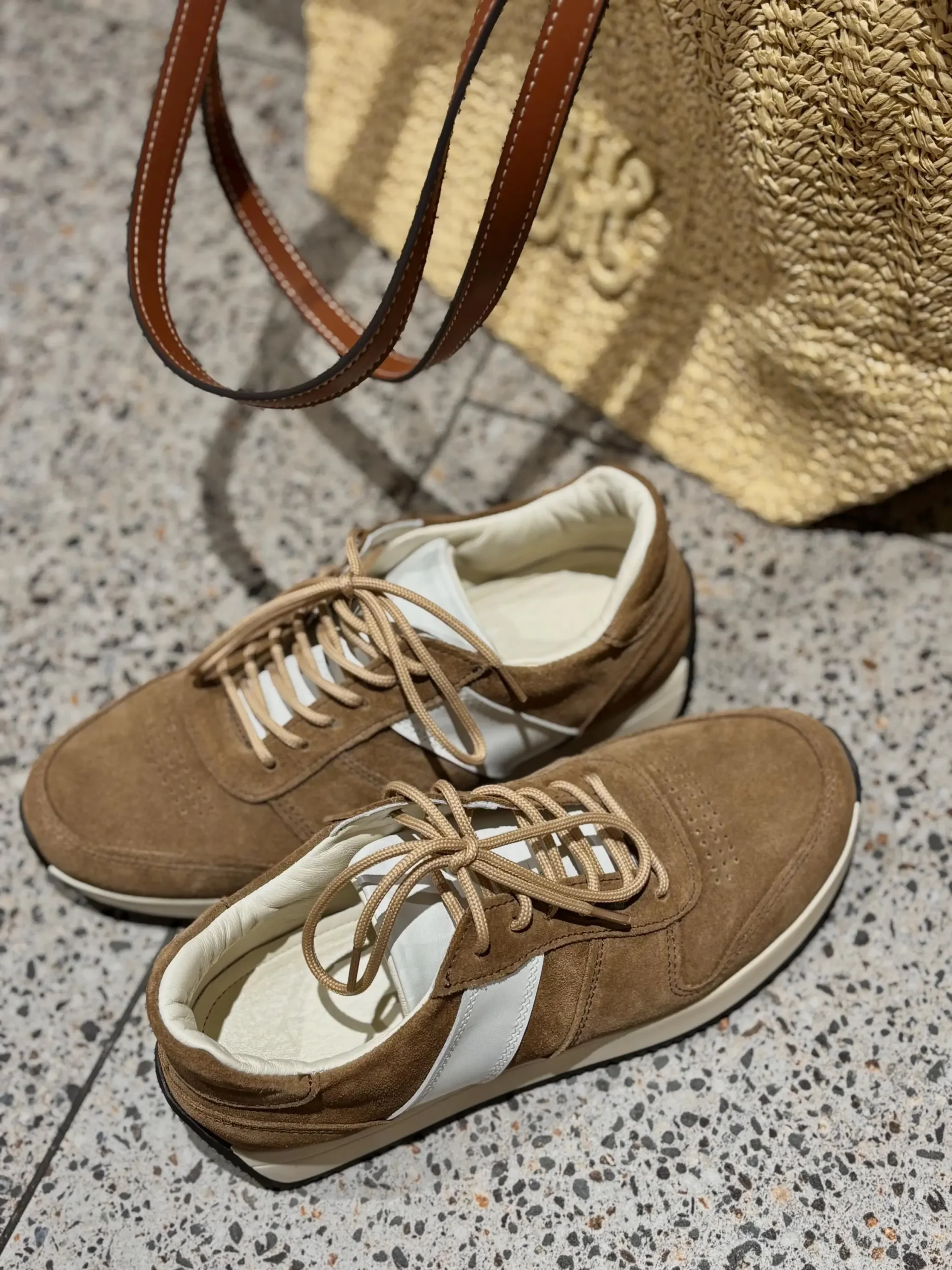 Retro Brown Suede Shoes Handmade Women S Casual