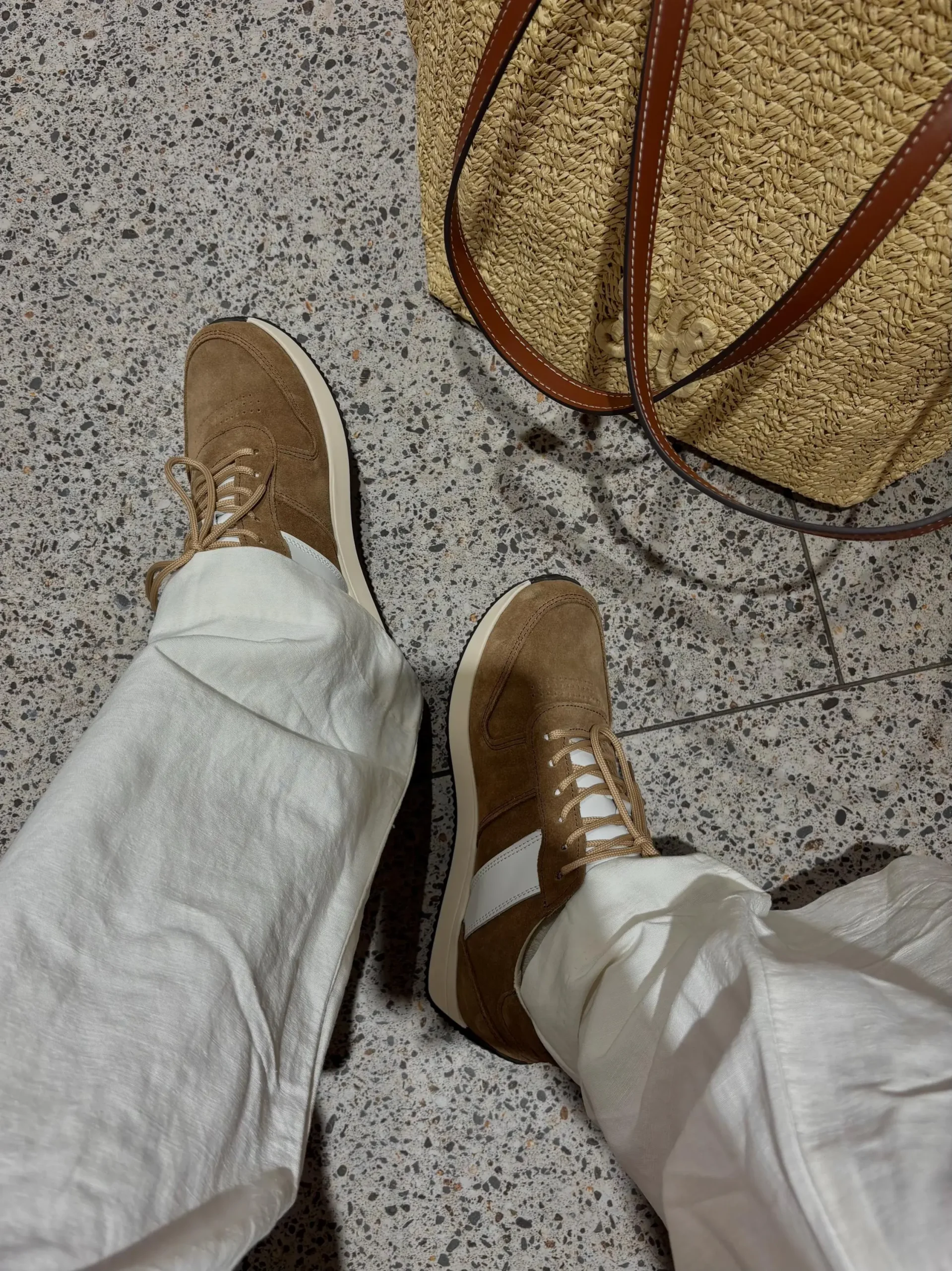 Retro Brown Suede Shoes Handmade Women S Casual